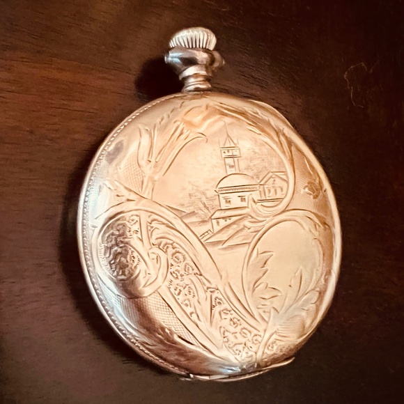 🌟HP🌟RARE ANTIQUE ELGIN HUNTER POCKET WATCH - Picture 11 of 16